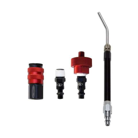 PoweTank proeagle adapter 1/4" Industrial Power Flow 3 Coupler  1/4" Industrial Aluminum Male Plug Pro Eagle to Power Tank Adapter -FIT-8005 Extendable Blow Gun Tip