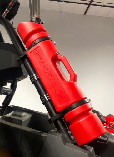 Rotopax Rollpax Gasoline Red Mounted